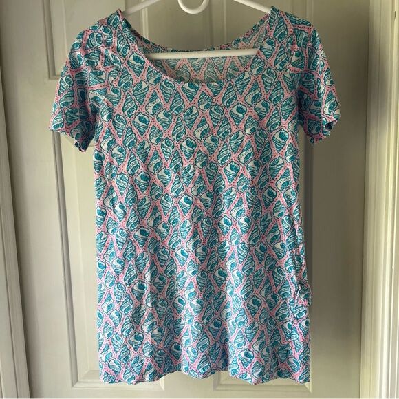 Lilly Pulitzer Girl's Seashell Dress XL 12-14 - Picture 3 of 4
